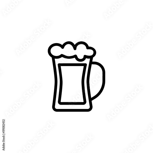 Beer Mug Line Icon