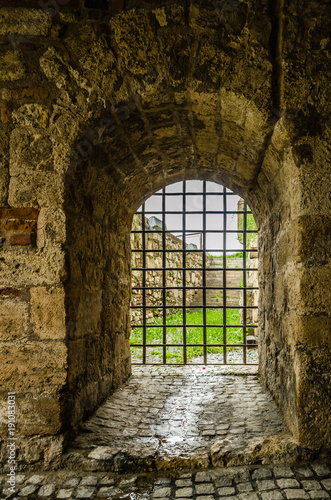 Belgrade, Serbia - July 29, 2014: The passage of the Kalemegdan fortress 