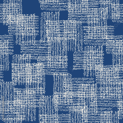 Tie dye indigo seamless pattern.
