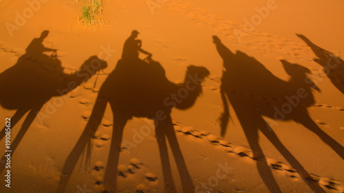 Wydmy Erg Chebbi  Sahara  Maroko