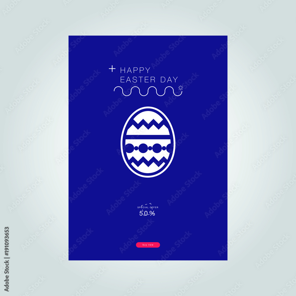 Modern Easter Day Poster