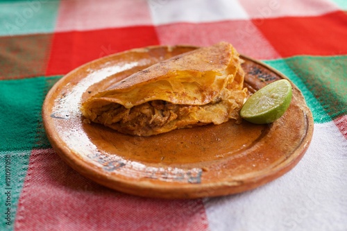 Taco de birria en verano en estado de Jalisco, México  photo