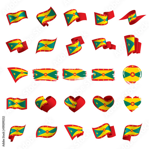 Free Download Grenada flag, vector illustration - GFXLoad