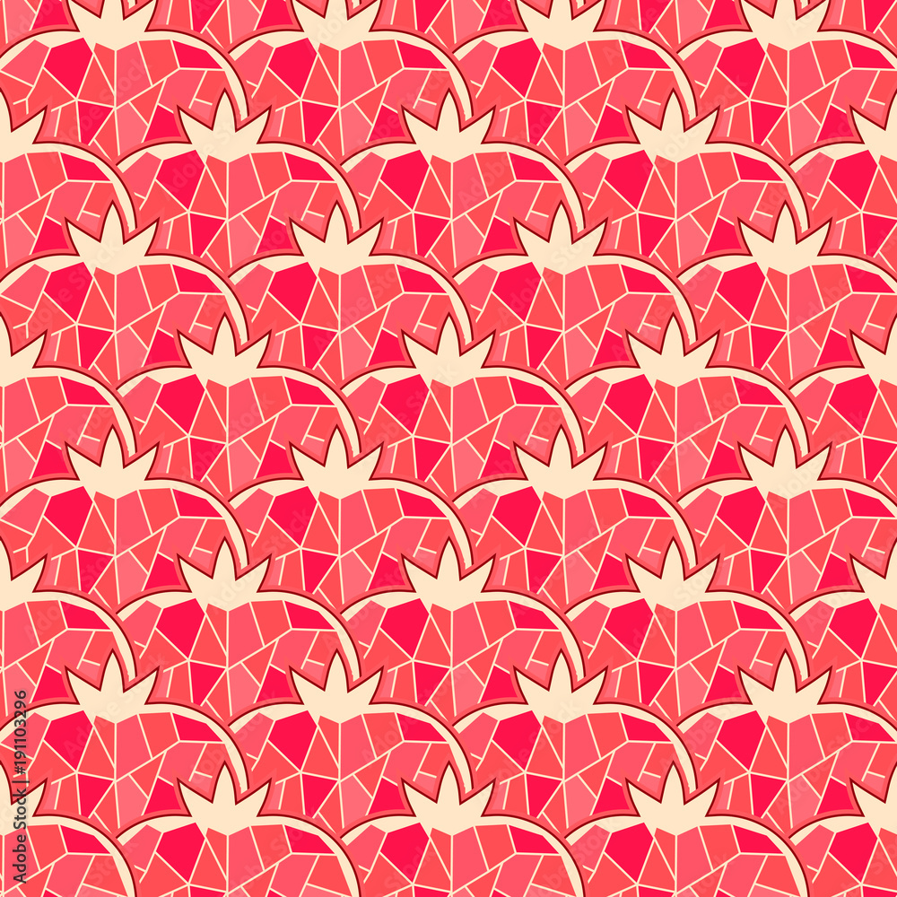 Seamless pomegranate pattern. Seamless pomegranate pattern.