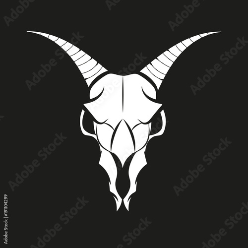 Goat Skull Vector