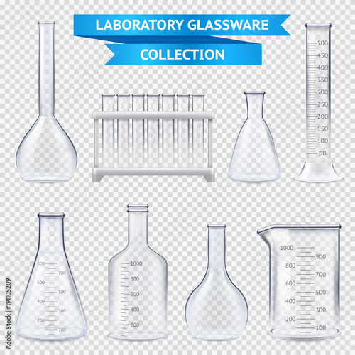 Realistic Laboratory Glassware Collection