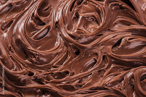 Melted milk chocolate