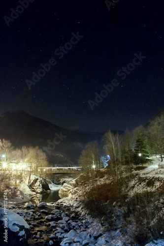 fiume sesia scopello notturno valsesia