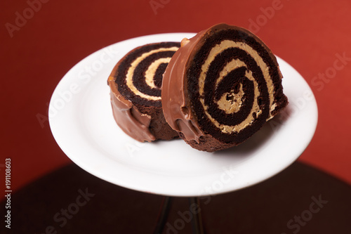Classic Chocolate roll cake