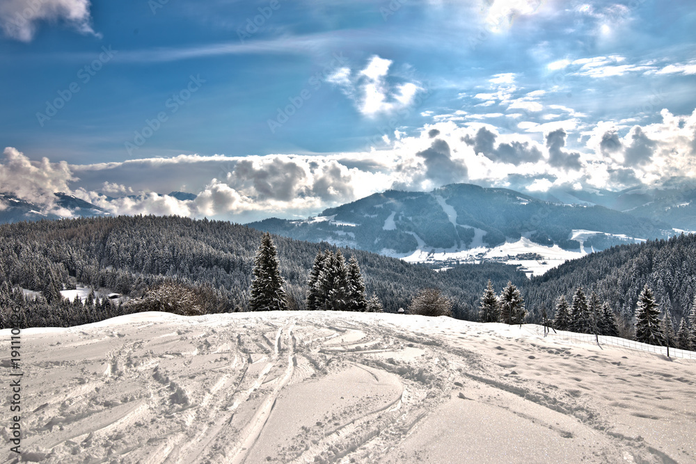 Winterpanorma Tirol