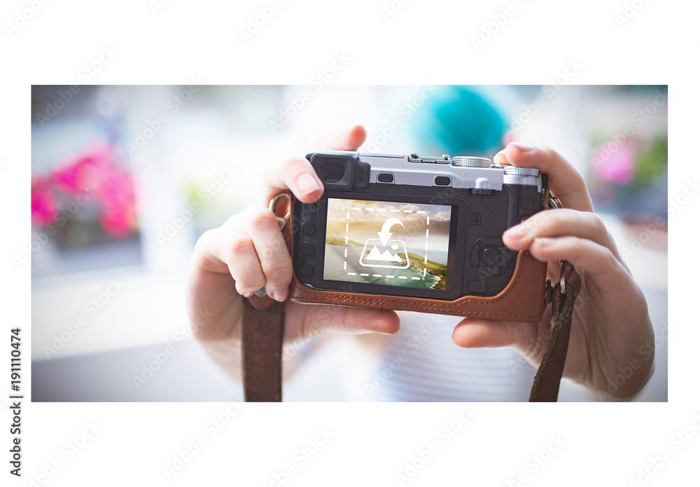 Camera Screen Mockup 1 Stock Template Adobe Stock