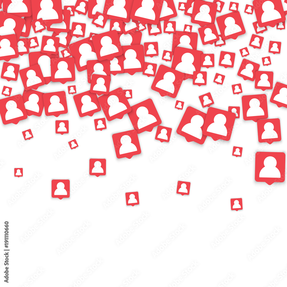 Social media background.