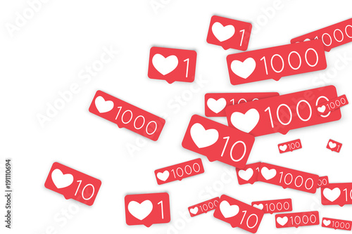 Social media counters.