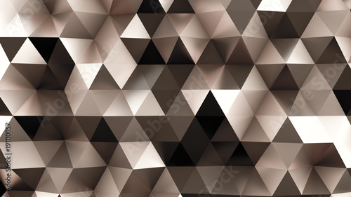Golden crystal background. 3d illustration, 3d rendering.