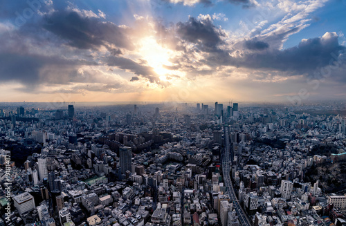 Canvas Print Tokyo Views from Roppongi Hills