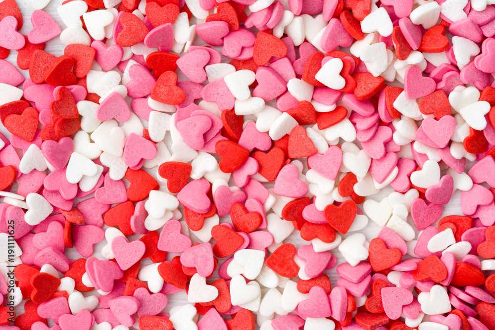 Valentines day background hearts