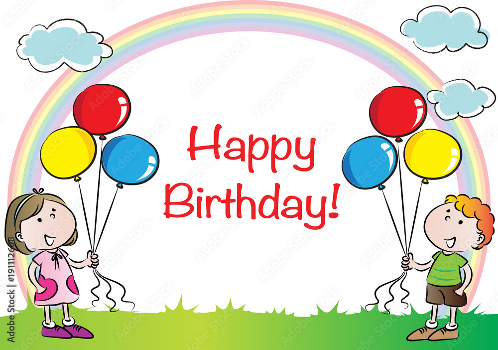 Fototapeta premium happy birthday