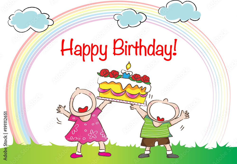 Fototapeta premium happy birthday