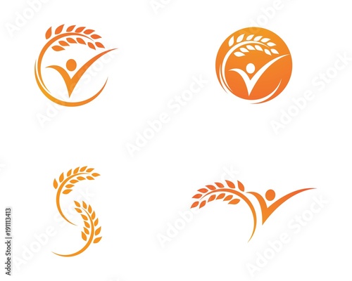 wheat Logo Template