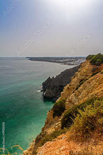 Steilküste zwischen Luz und Lagos, Portugal