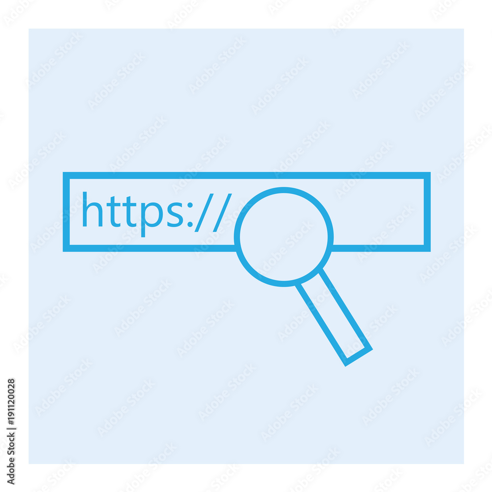 internet search window and magnifier icon- vector illustration internet search window and magnifier icon- vector illustration