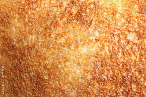 Tasty toasted bread as background
