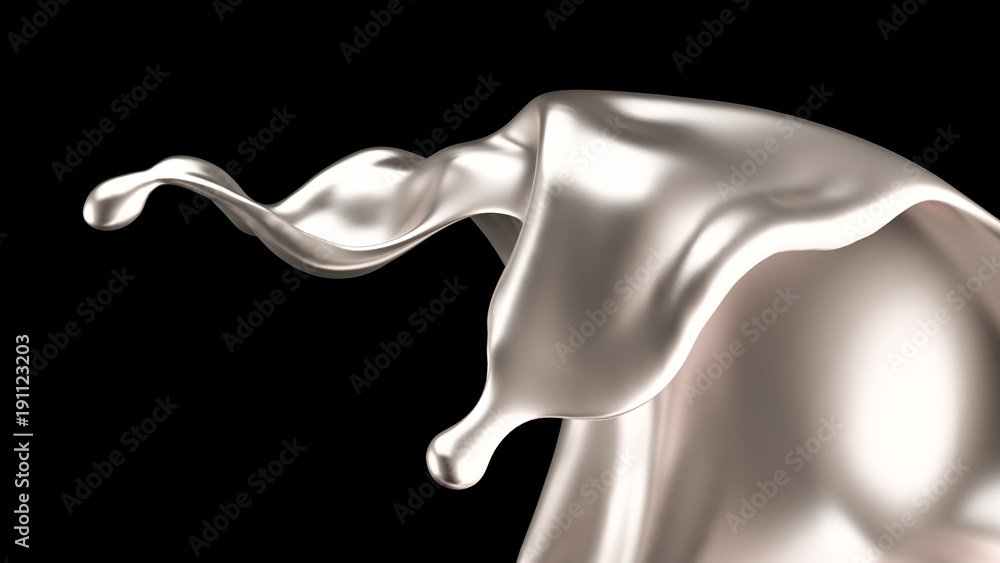 Mysterious, beautiful, luxury gold splash. 3d illustration, 3d rendering. Mysterious, beautiful, luxury gold splash. 3d illustration, 3d rendering.