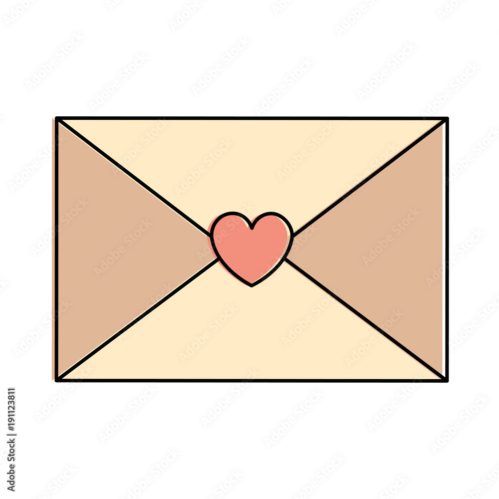 love envelope with heart card icon vector illustration design love envelope with heart card icon vector illustration design