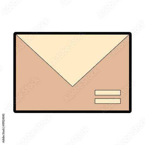 envelope mail isolated icon vector illustration design