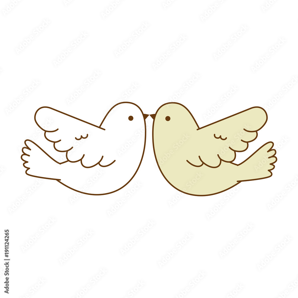 couple doves flying icon vector illustration design couple doves flying icon vector illustration design