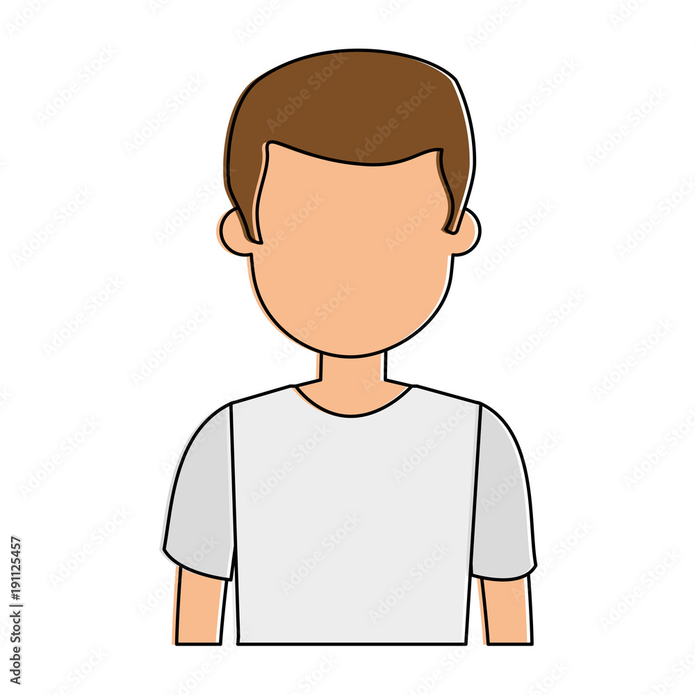 young man avatar character vector illustration design young man avatar character vector illustration design
