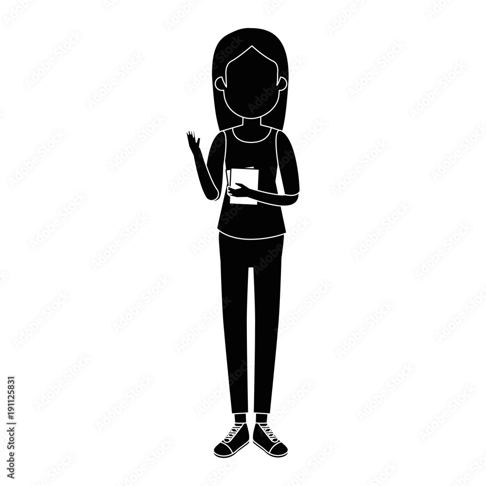 beautiful woman with books avatar character vector illustration design beautiful woman with books avatar character vector illustration design