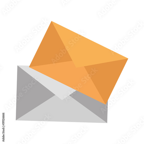 envelopes mail isolated icon vector illustration design