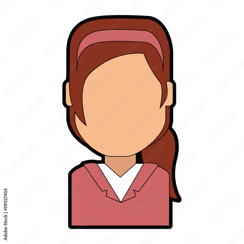 beautiful and young woman character vector illustration design beautiful and young woman character vector illustration design