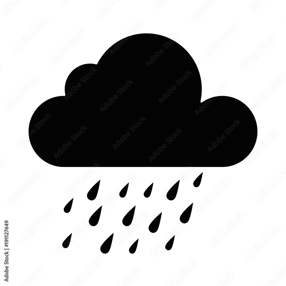 weather cloud rainy icon vector illustration design weather cloud rainy icon vector illustration design