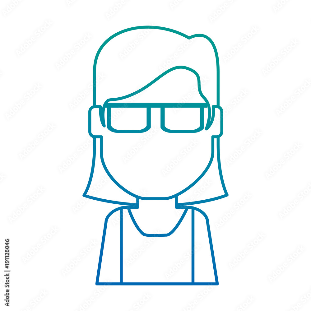 beautiful and young woman character vector illustration design beautiful and young woman character vector illustration design