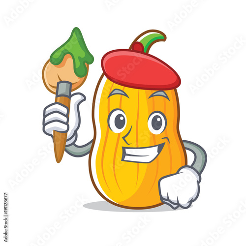 Artist butternut squash character cartoon