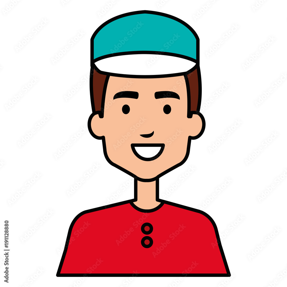 delivery worker avatar character vector illustration design delivery worker avatar character vector illustration design