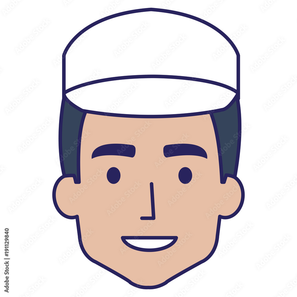 delivery worker head avatar character vector illustration design delivery worker head avatar character vector illustration design