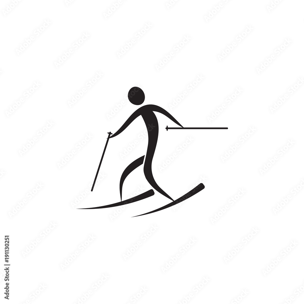 ski Sprint icon. Elements of sportsman icon. Premium quality graphic design icon. Signs and symbols collection icon for websites, web design, mobile app ski Sprint icon. Elements of sportsman icon. Premium quality graphic design icon. Signs and symbols collection icon for websites, web design, mobile app