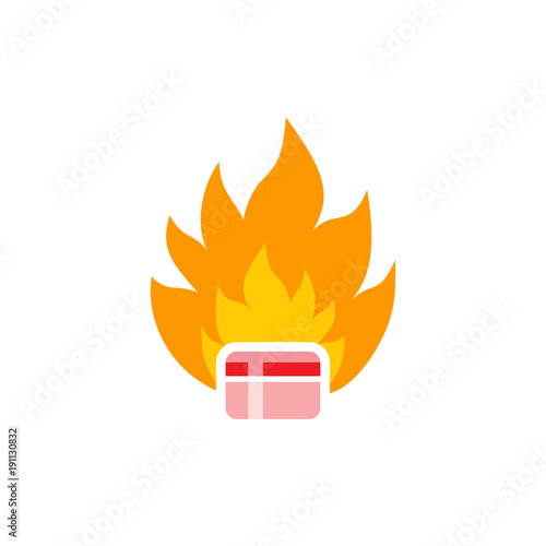 Beauty Fire Logo Icon Design