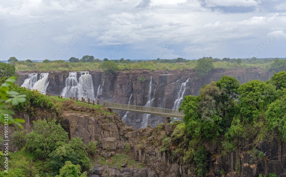 Obraz premium Zambezi river near Victoria Falls