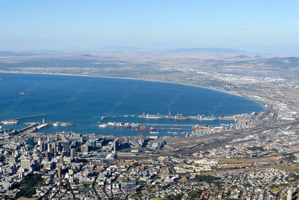 Capetown view from Table mountain