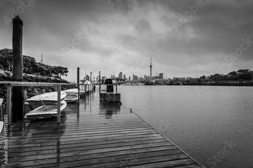 Storm over Westhaven Marina photo