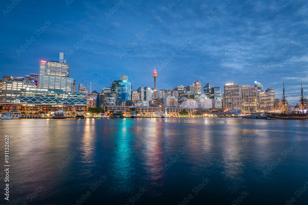 Darling Harbour at Blue Hour
