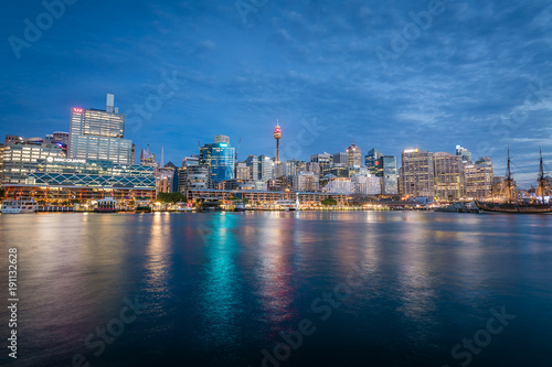Darling Harbour at Blue Hour © Chris