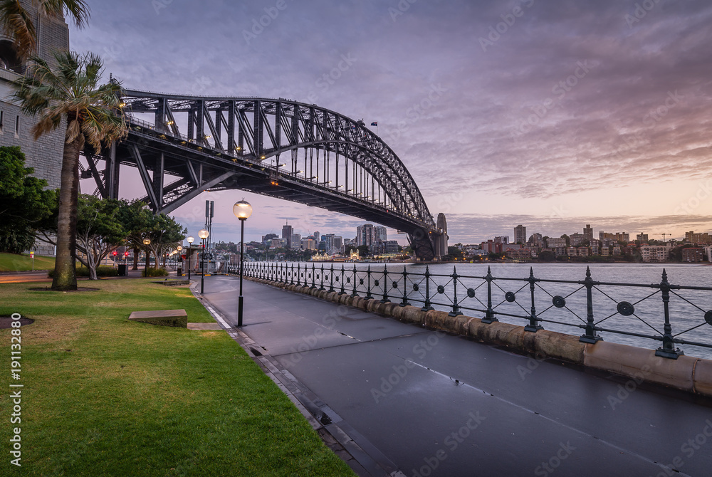 Fototapeta premium Sunrise from Dawes Point