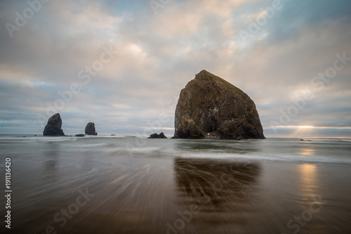 Golden Hour at Cannon Beach