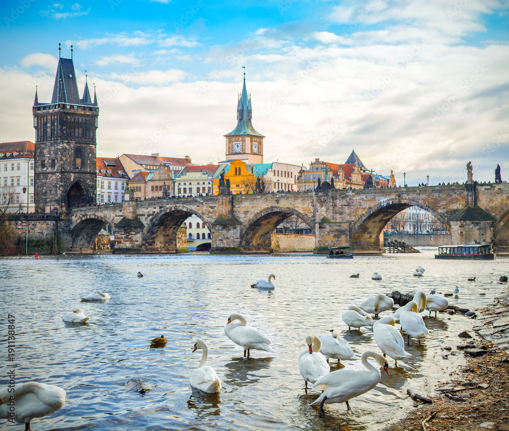 Obraz premium Charles Bridge, Prague, Czech Republic