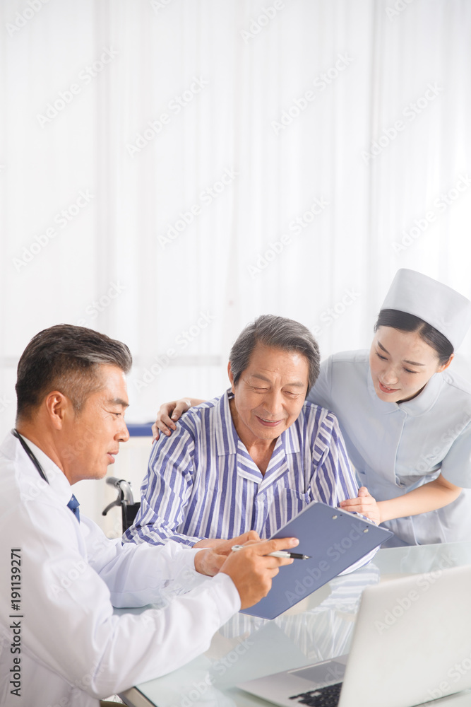Medical workers and patients Medical workers and patients